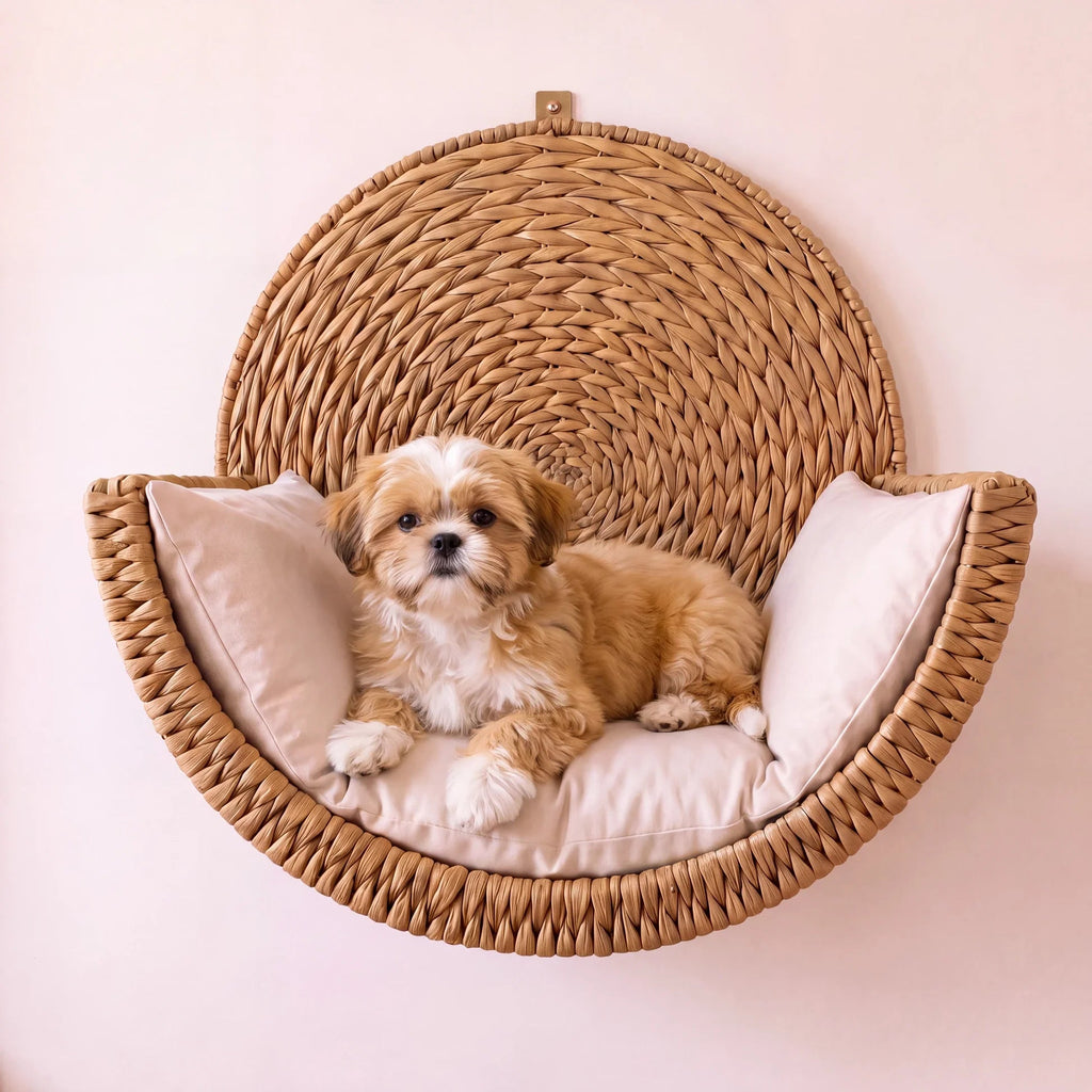 Dog resting in the Nest